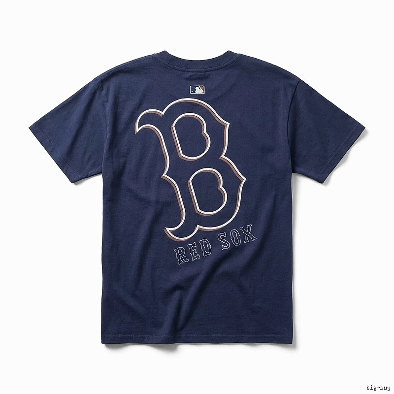 MLB Red Sox Dark Blue T-shirt