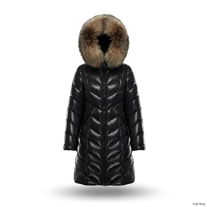Moncler black luxury style down jacket