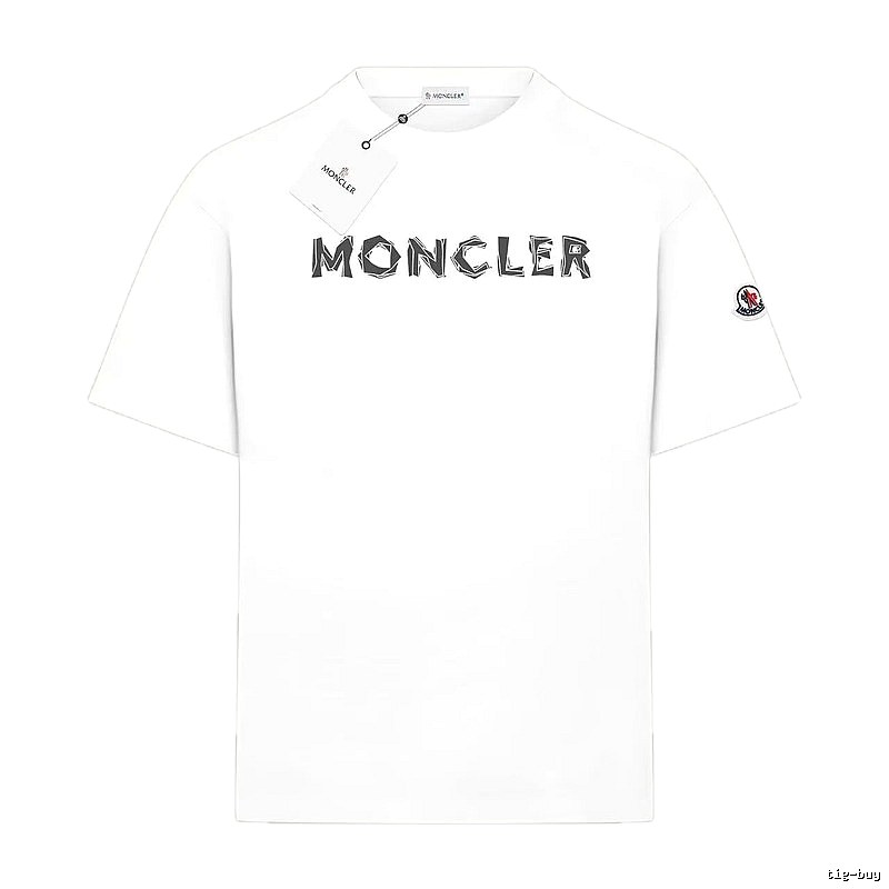 Moncler Simple and Fashionable White T-shirt
