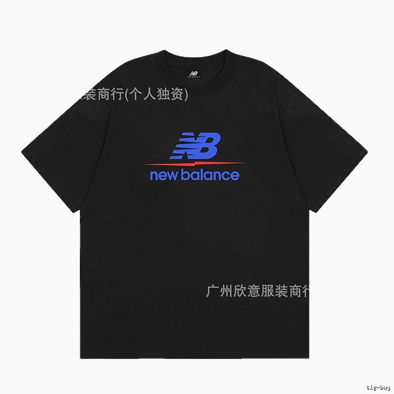 New Balance Printed Casual Black T-Shirt