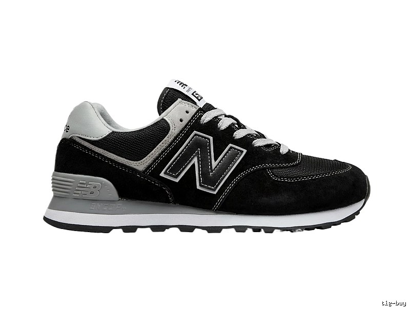 New Balance retro black and grey sports shoes