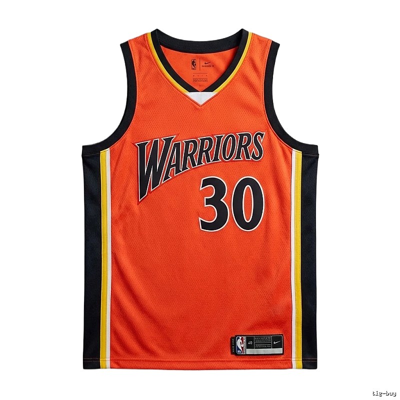 Nike Curry series orange and black basketball uniforms