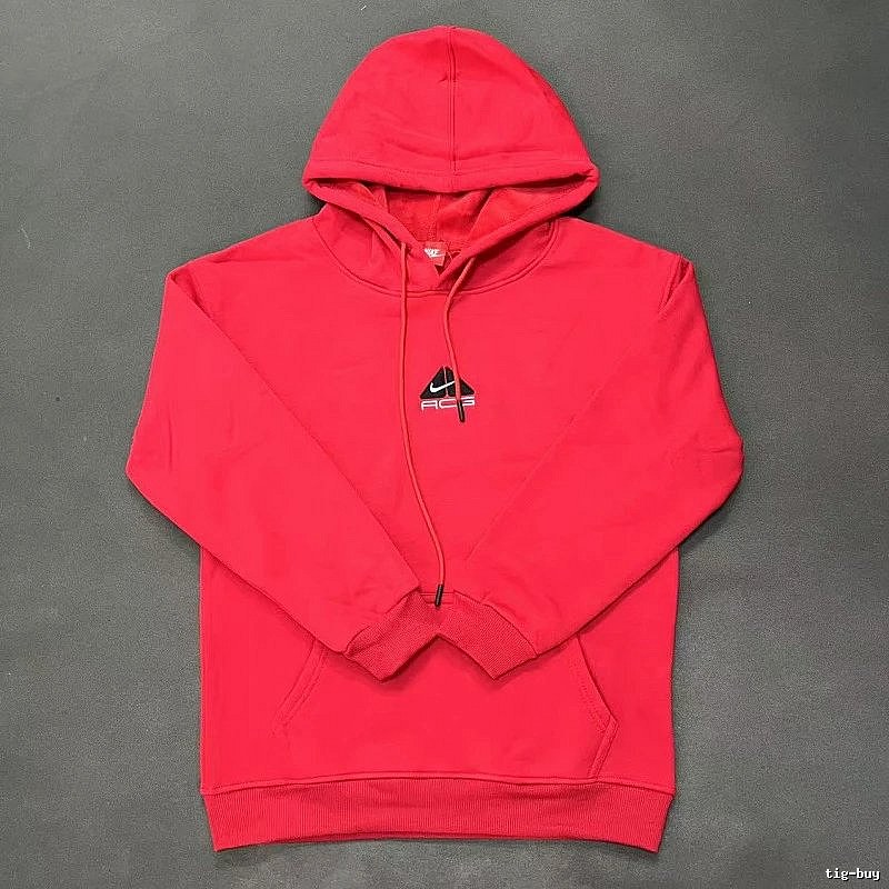 Nike Red Zip Hoodie Training Look Swoosh