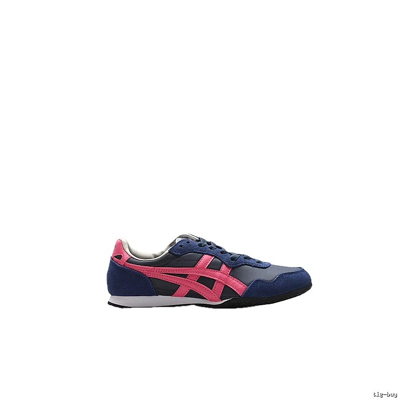 Onitsuka Tiger retro-style blue and pink sports shoes