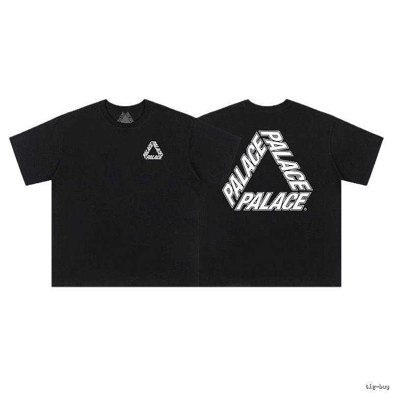 Palace Classic Triangular Street Style Black T-Shirt