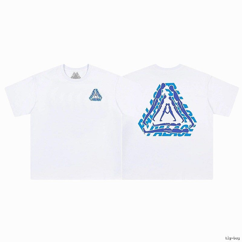 Palace Triangle Print Street-style White T-Shirt