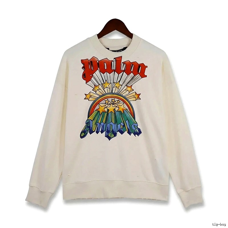 Palm Angels Rainbow Print Sweatshirt
