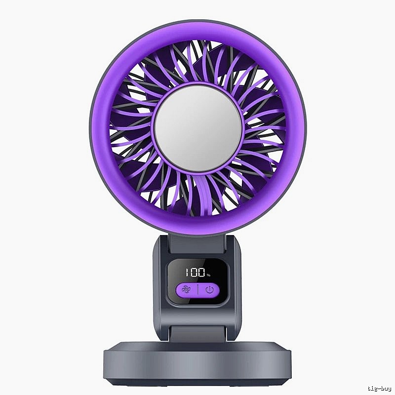 Quick Cooling Desktop Cooling Fan Gray Cold-compress Version