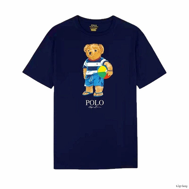 Ralph Lauren Bear Trend Brand Sapphire Blue T-shirt