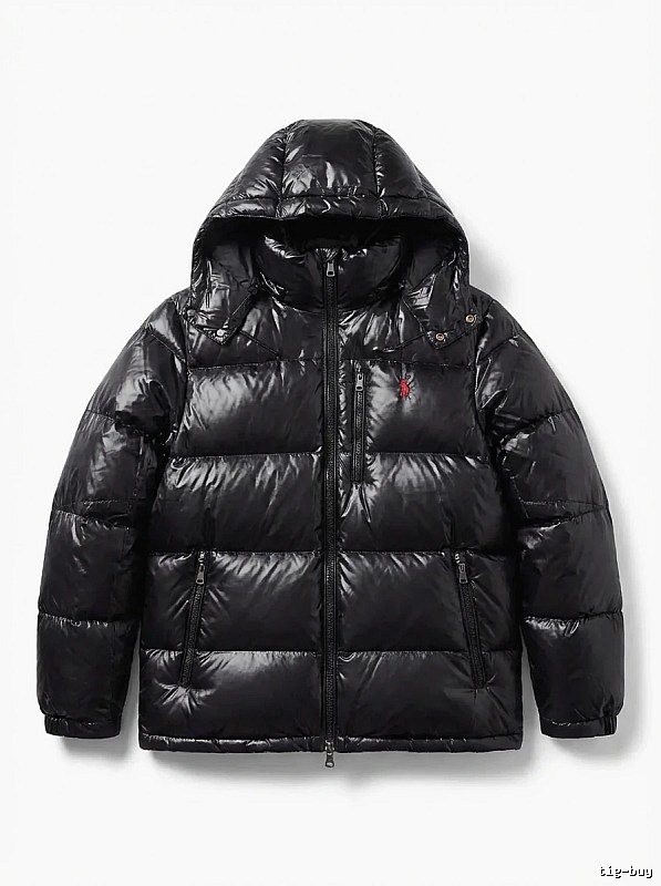 Ralph Lauren black trendy brand down jacket