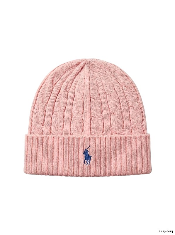 Ralph Lauren Polo Pink Knitted Hat