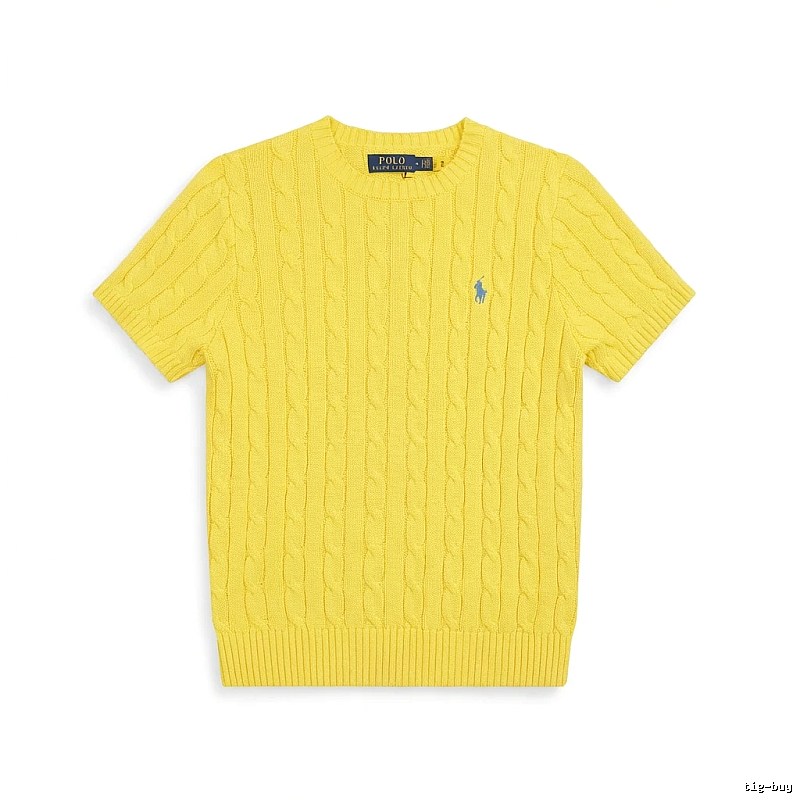 Ralph Lauren Polo series yellow knitted sweater