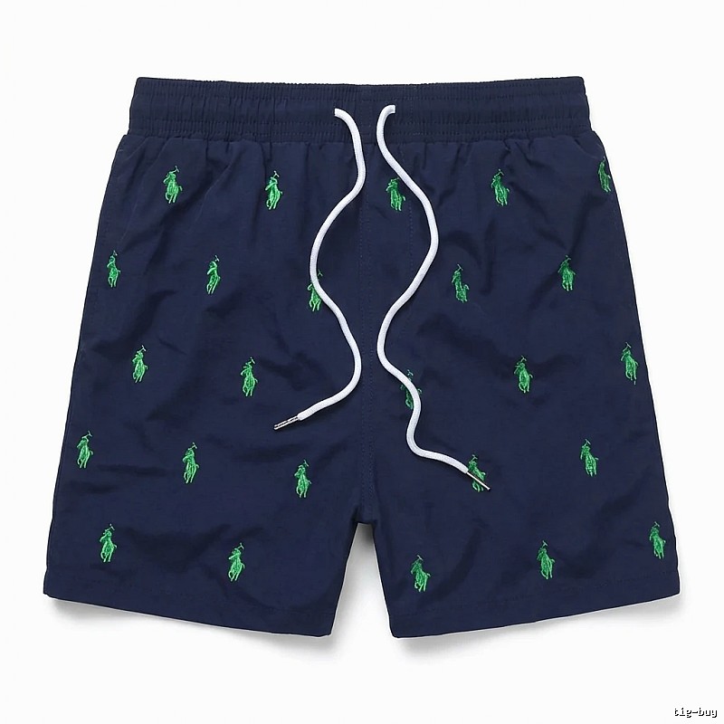 Ralph Lauren retro-style dark blue shorts
