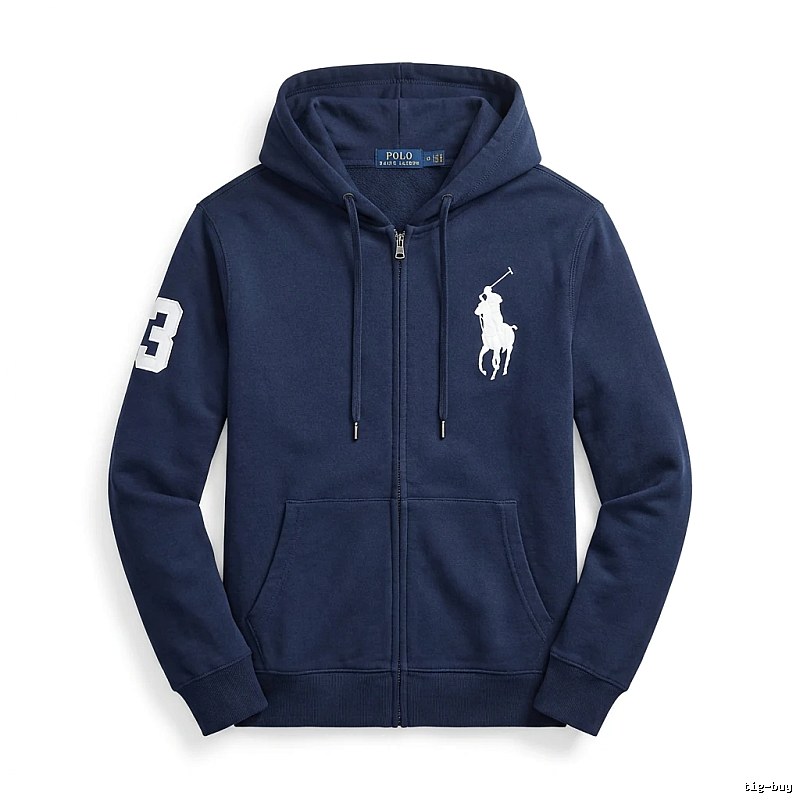 Ralph Lauren sporty dark blue hoodie