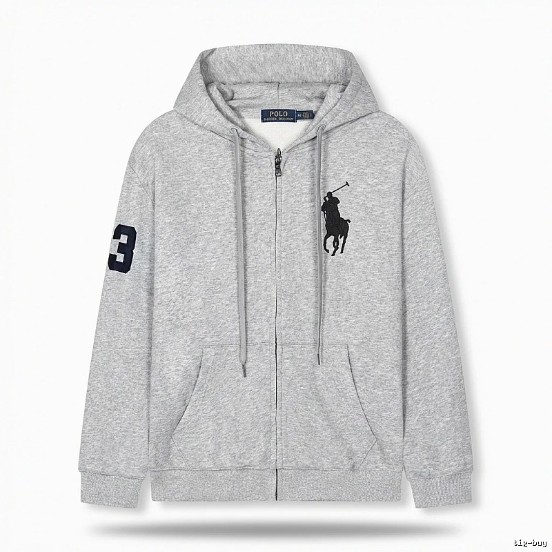 Ralph Lauren sporty grey hoodie