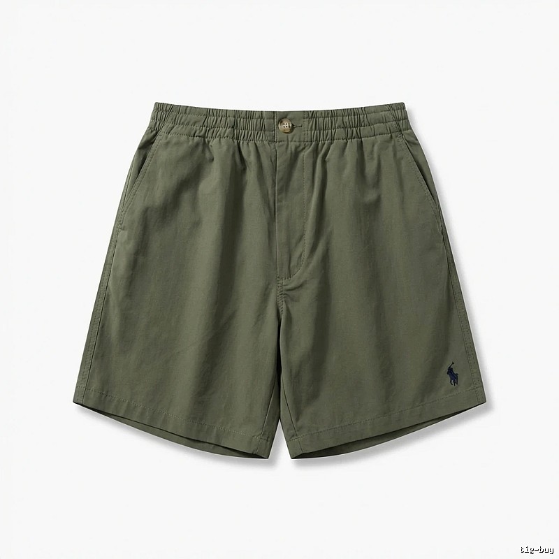 Ralph Lauren's casual-style military green shorts