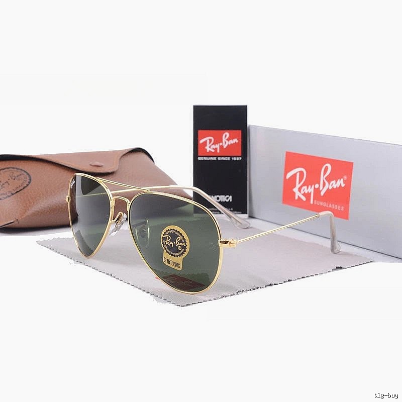 Ray-Ban Premium Style Aviator sunglasses Gold Tone Sunglasses for Minimal Outfits