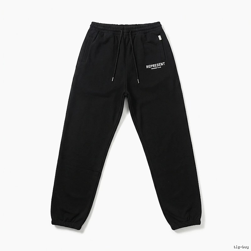 Represent Basic Style Casual Black Sweatpants