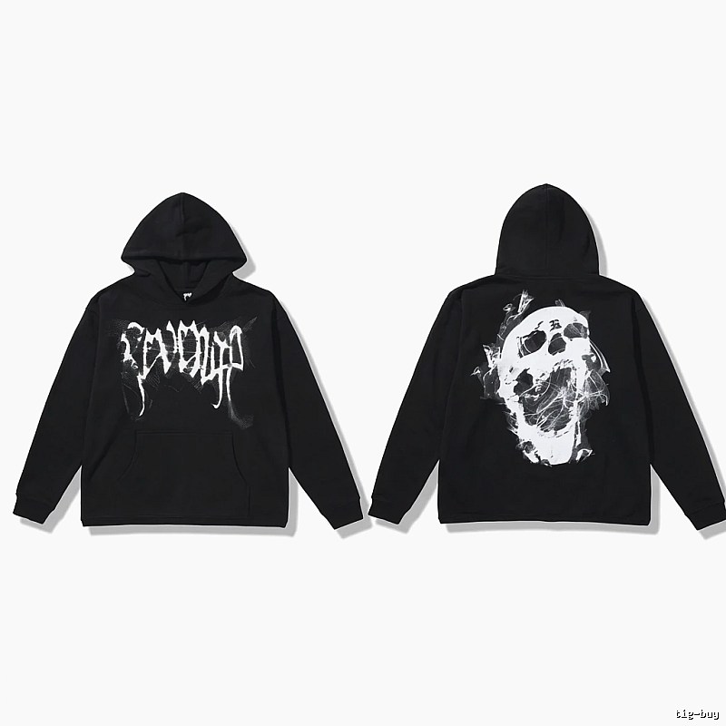 Revenge Skull Dark Style Hoodie