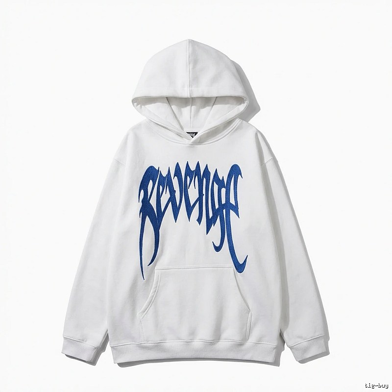 Revenge trendy and cool style white hoodie