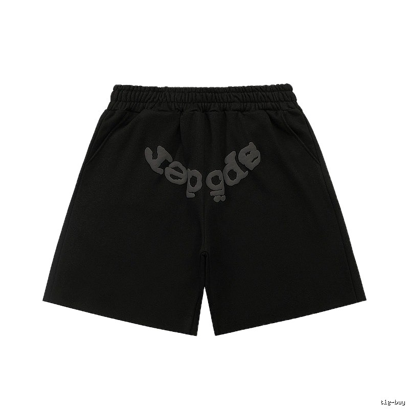 Sp5der letter trendy brand style shorts