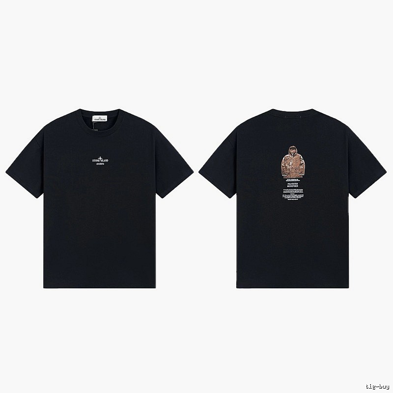 Stone Island Archive Series Street Style Black T-Shirt