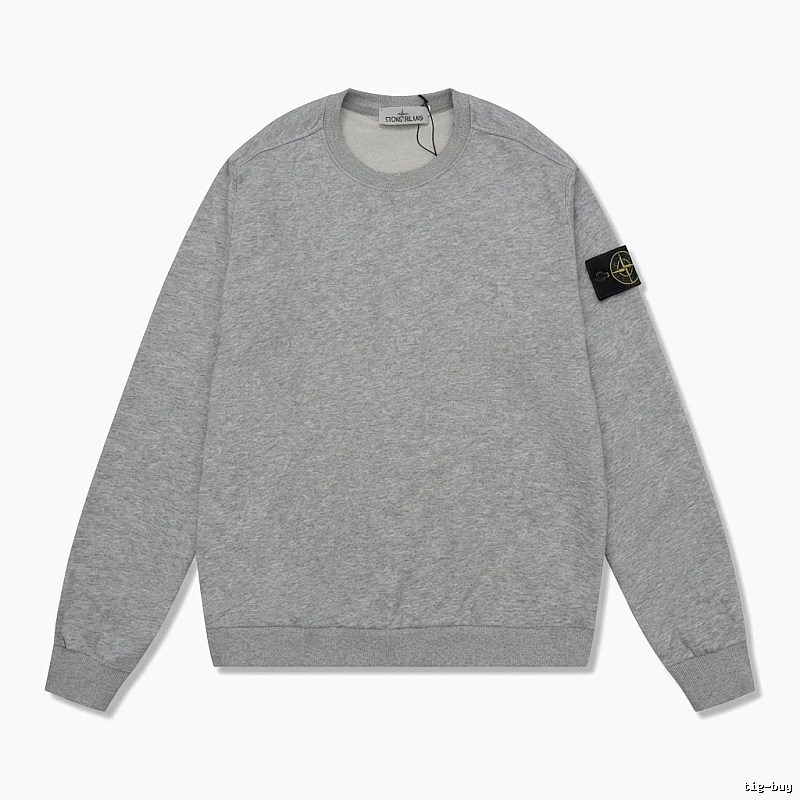 Stone Island basic grey sweatshirt