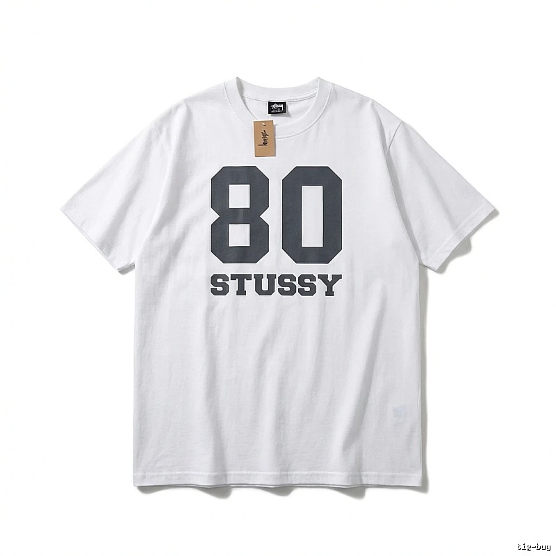 Stussy 80 Series Simple White T-shirt