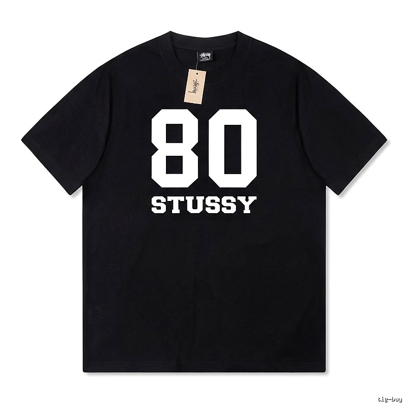 Stussy digital style black T-shirt