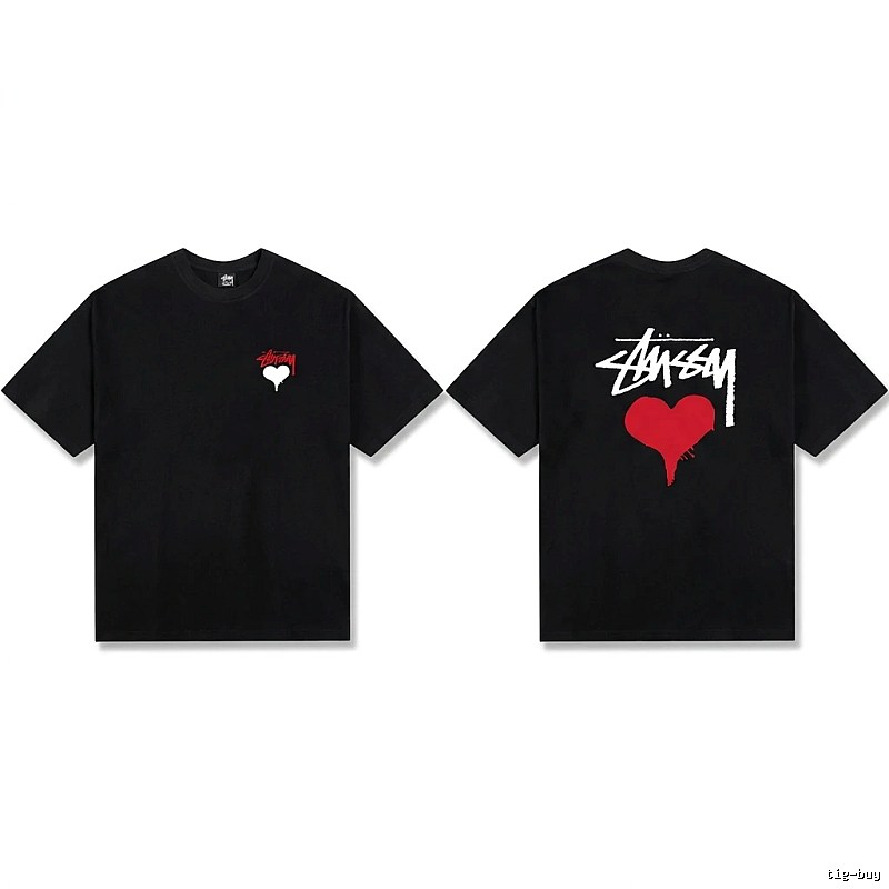 Stussy Love Graffiti Style Black T-shirt