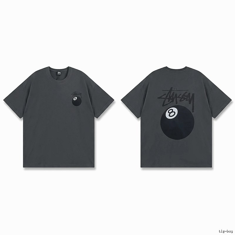 Stussy No.8 Retro Black T-shirt