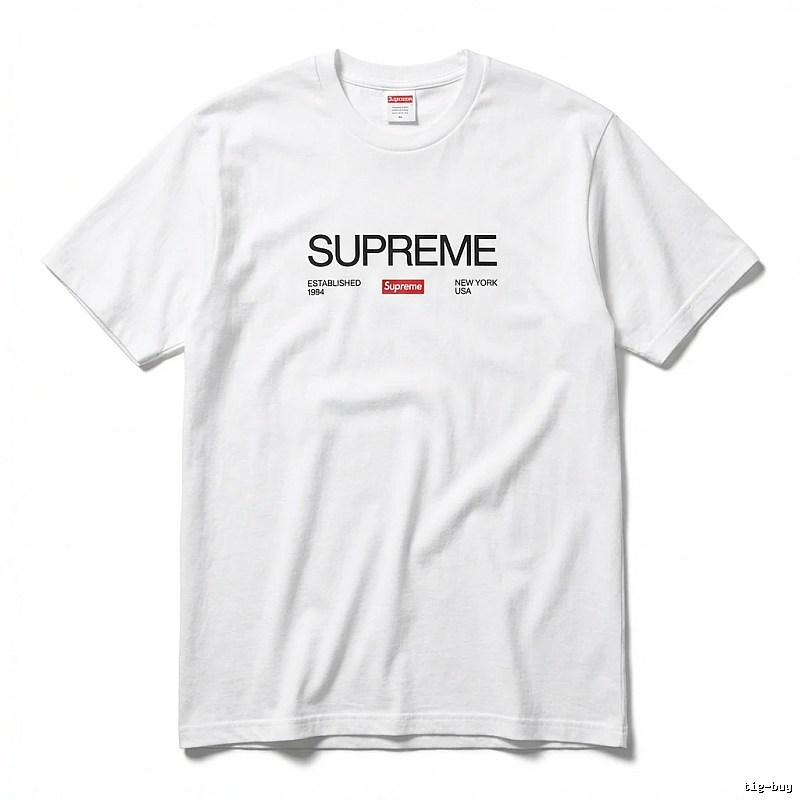 Supreme basic white T-shirt