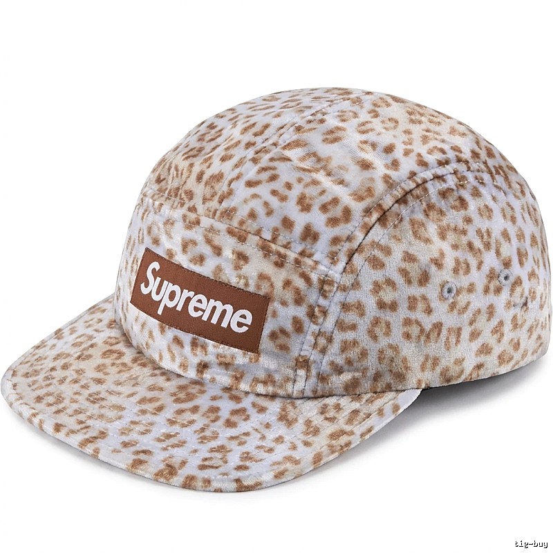 Supreme Leopard Print Retro Windproof Hat
