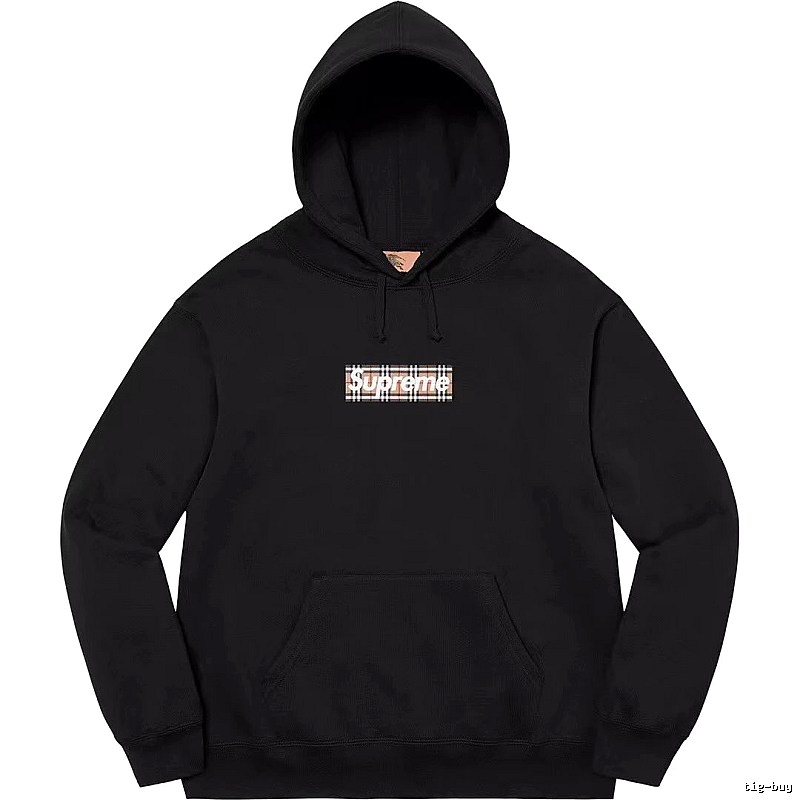 Supreme Monogram Logo hoodie Gray Red Oversized for Casual Outfits