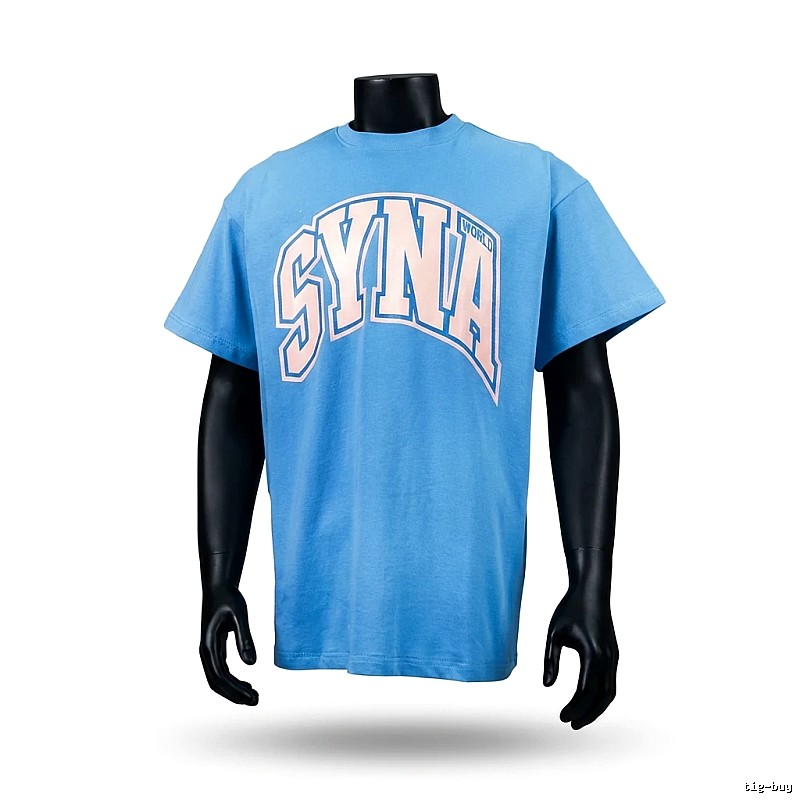SynaWorld Alphabet Style Blue T-shirt