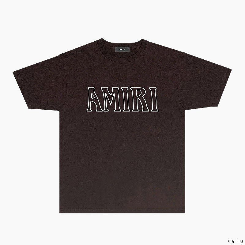 The basic black T-shirt of AMIRI