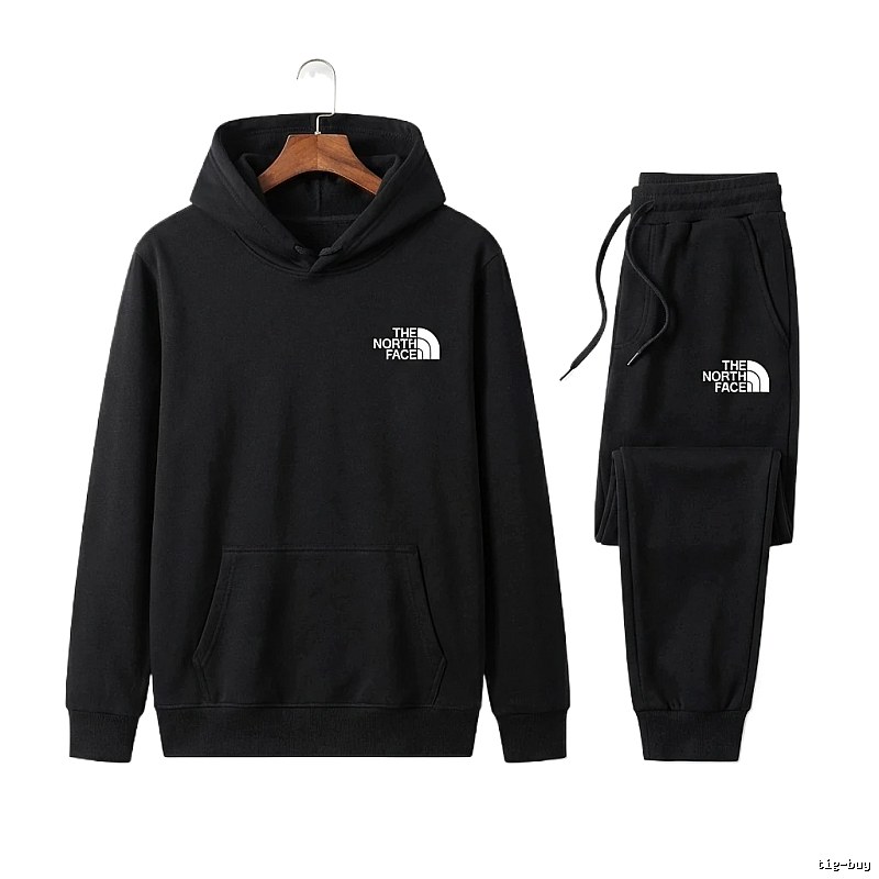 The North Face minimalist style black suit