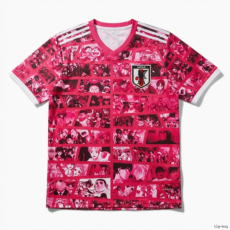 Tokyo Ghoul anime-style red short-sleeve