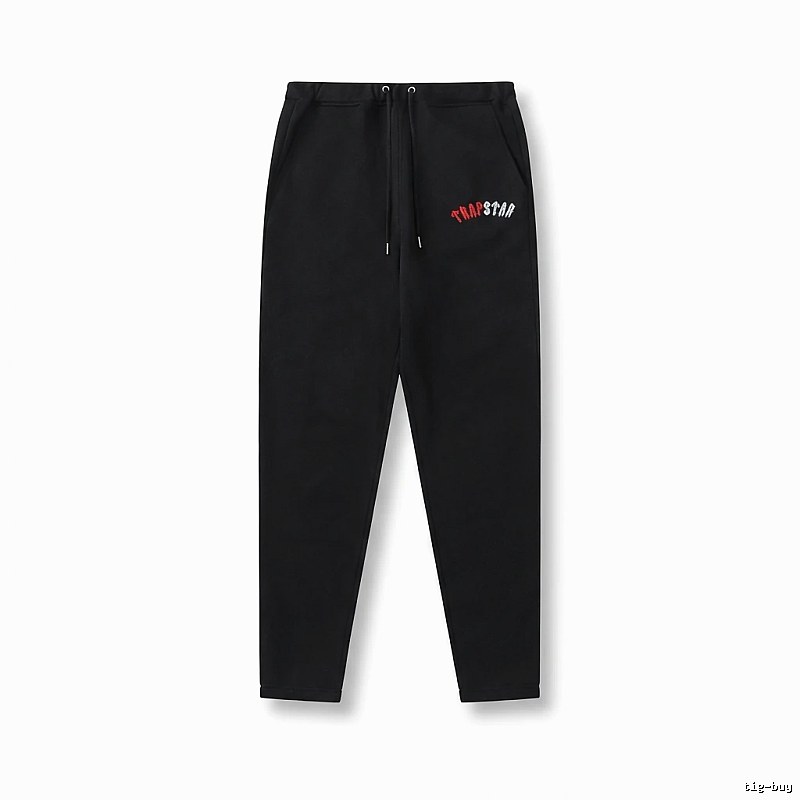 Trapstar minimalist style black sweatpants
