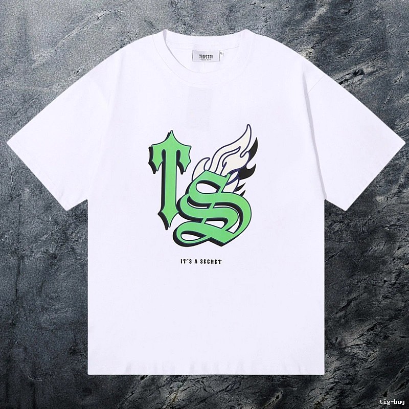 Trapstar Relaxed Keys graphic T-shirt Black White Key with Designer-Inspired Detail