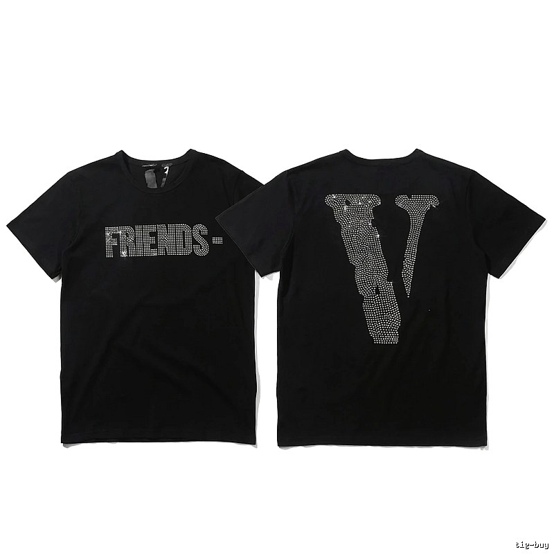 Vlone Friends Trendy and Cool Black T-shirt